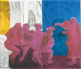 Caravaggio Saint Matthew, The (Glazing Chart Color Study)