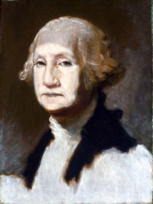 George Washington in White Face