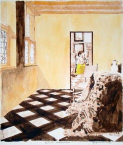 Yellow Vermeer Interior