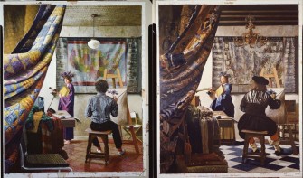 Artist in His Studio, The (diptych)