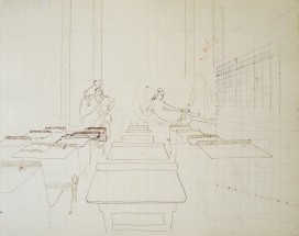 School of Ingres Preliminary Drawing