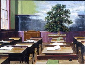 Schoolroom with Tree