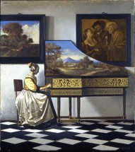 Vermeer's Concert with Two Figures Removed