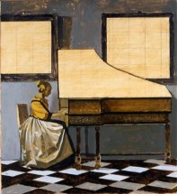 Vermeer's Concert with Two Figures Removed (Study)