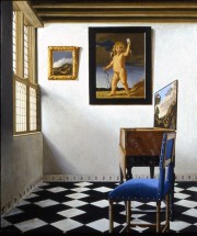 Vermeer's Lady Standing at a Virginal, Lady Removed